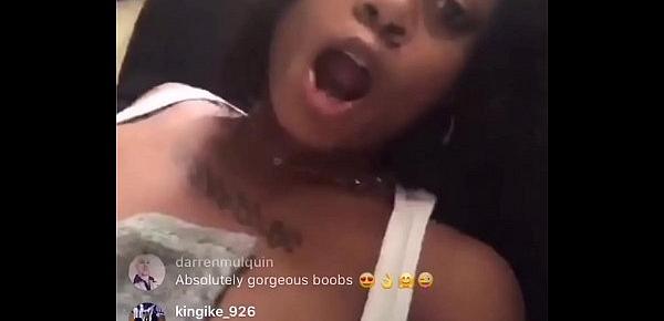  Instagram live nipple slip 3